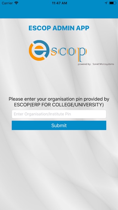 eSCOP Admin App screenshot 2