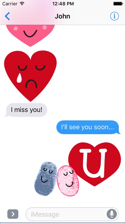 Valentine Smiles Sticker Pack