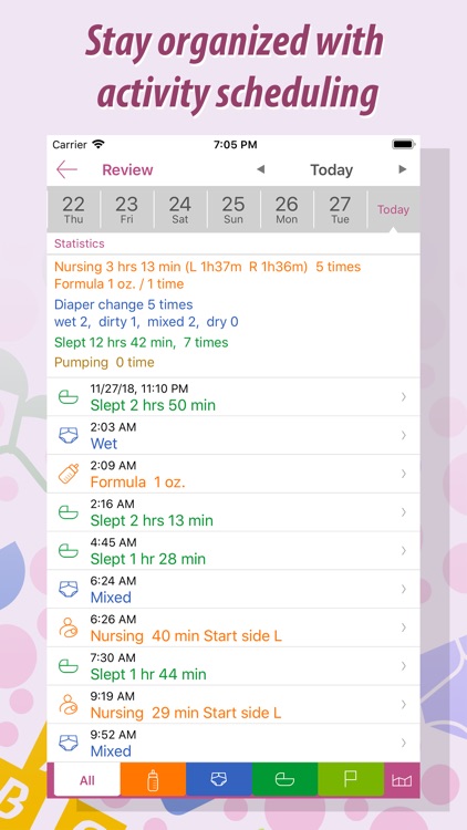 Baby Tracker - Newborn Log