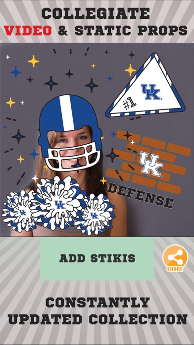 Kentucky Wildcats Animated Selfie Stickers screenshot 2