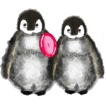 Love Penguin Stickers