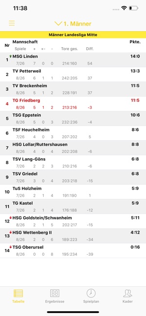 TG Friedberg Handball(圖1)-速報App