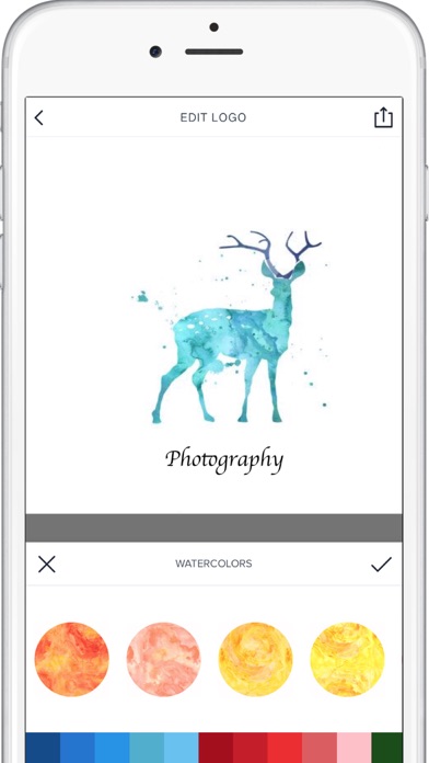 Watercolor Business Logo Maker screenshot 3
