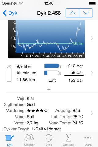Dive Log screenshot 3