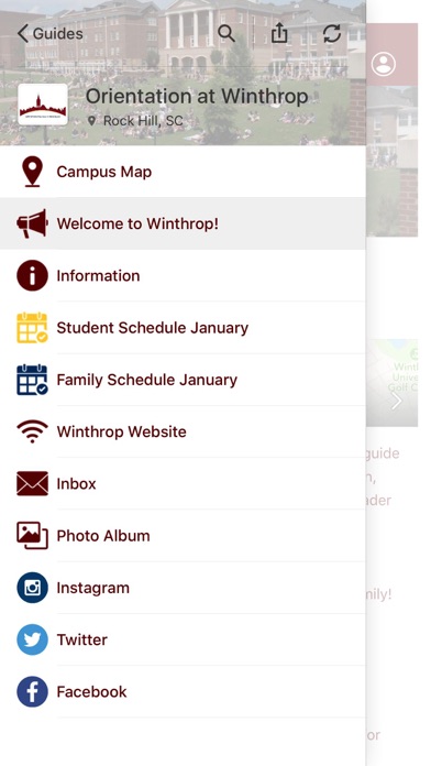 Winthrop University Guides screenshot 3