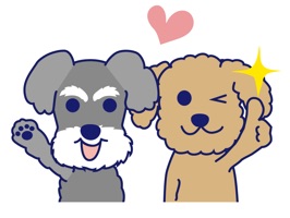 Schnauzer and Toypoodle Stickers