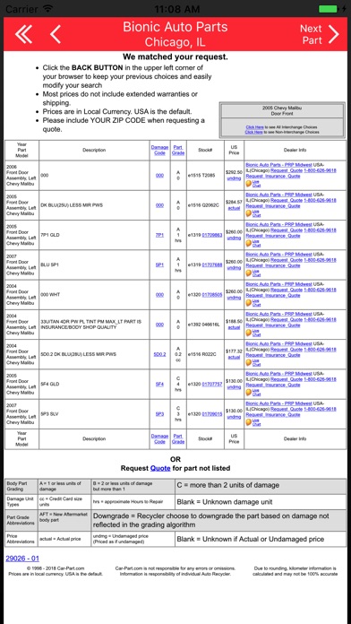Bionic Auto Parts and Sales screenshot 3