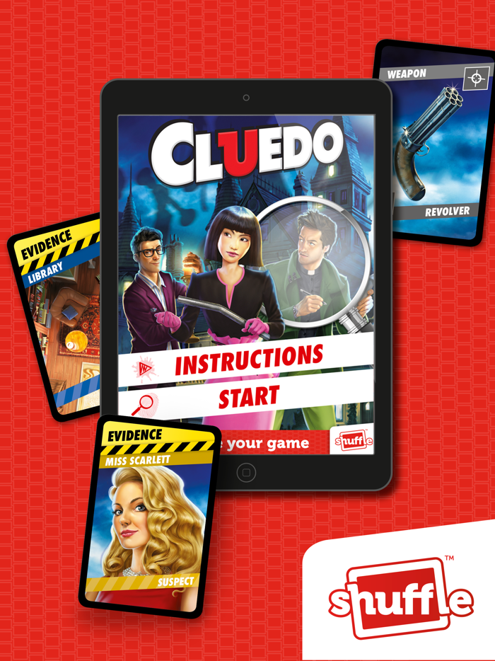 CLUEDOCards by Shuffle