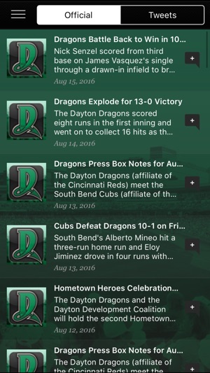 Dayton Dragons Baseball Team(圖4)-速報App