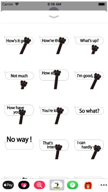 Animal hand 1 Stickers