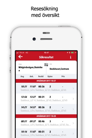 Luleå Lokaltrafik screenshot 3