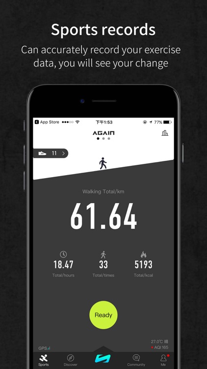 Again-Fitness social platform