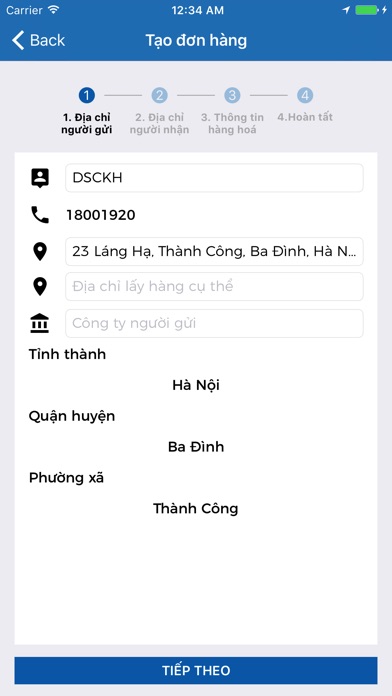 Shipnhanh Post screenshot 4