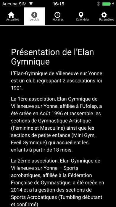 Elan Gymnique Villeneuve/Yonne screenshot 2
