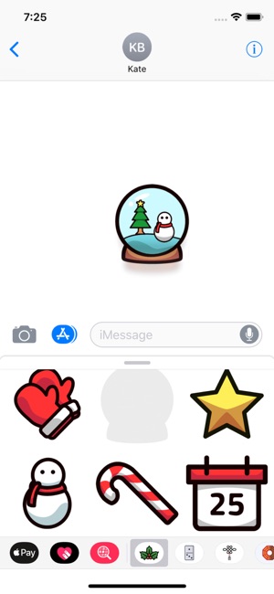 Flat Christmas Stickers(圖4)-速報App