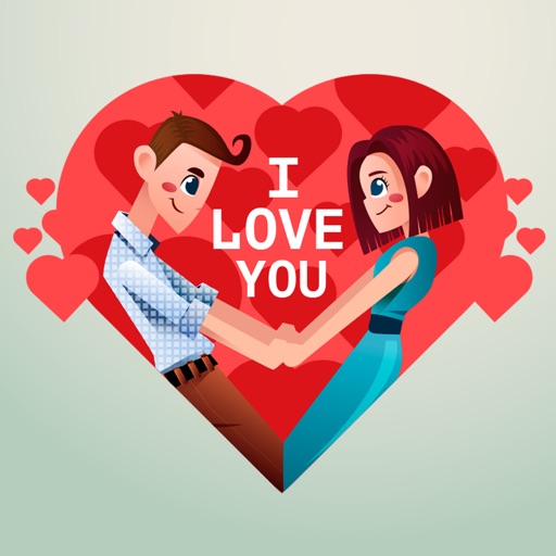 Between Romantic Stickers iOS App