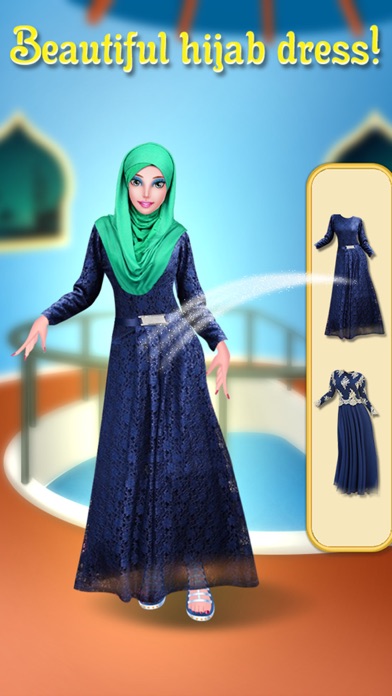Hijab Dressup Doll & Makeup screenshot 2