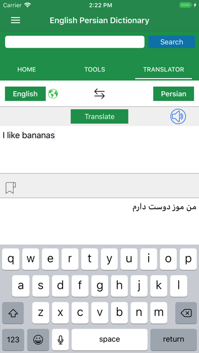 Persian Dictionary Translator screenshot 2