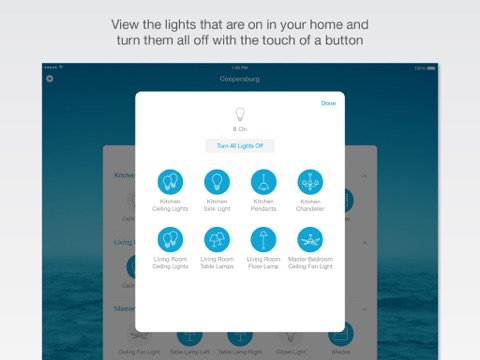 Lutron App screenshot 2