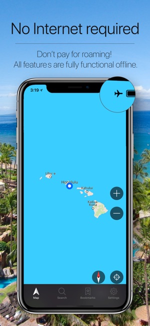 Hawaii, USA Offline Navigation