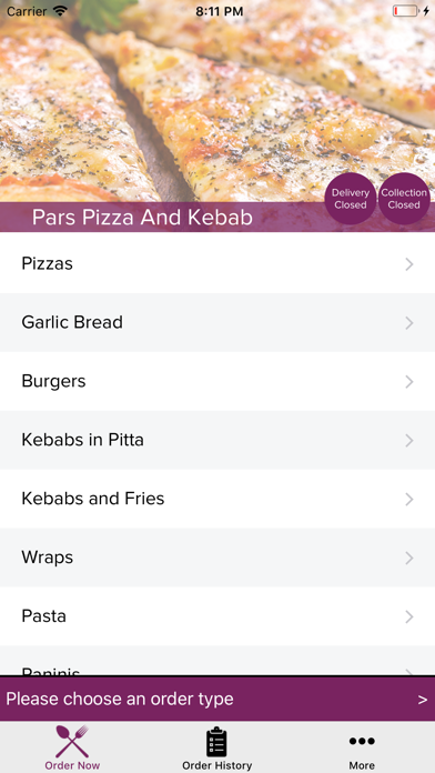 Pars Pizza And Kebab screenshot 2