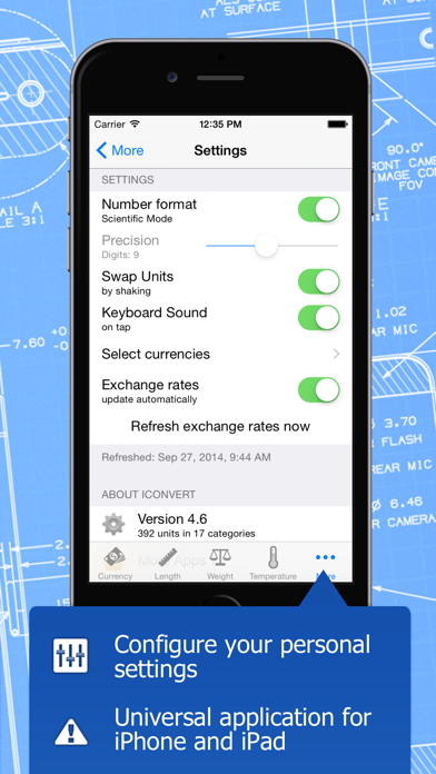 iConvert - Unit and Currency Converter Screenshot 3