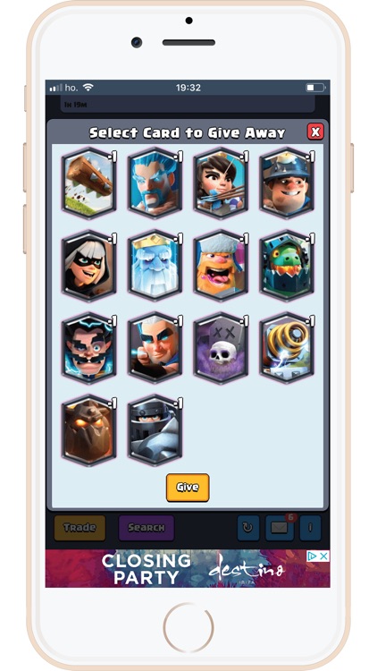 Cards Trade for Clash Royale