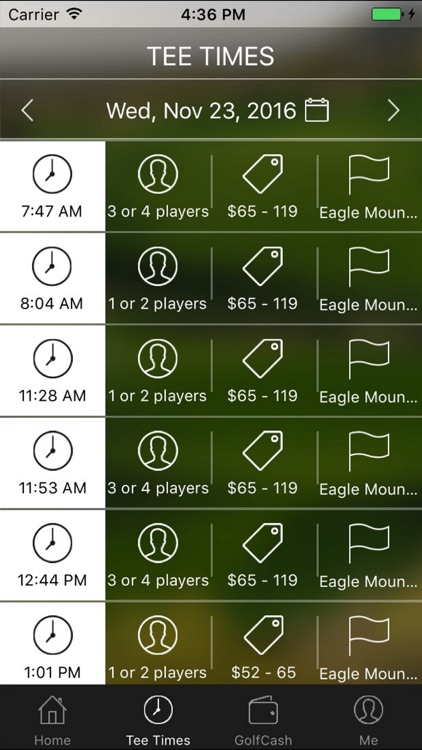 Eagle Mountain Golf Tee Times