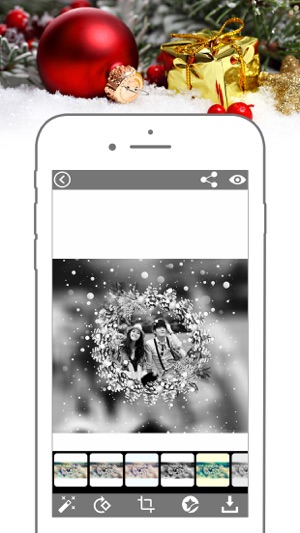 Christmas Selfie College Maker(圖4)-速報App