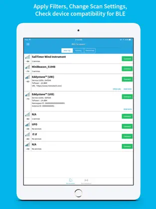 Captura 2 BLE Scanner 4.0 iphone