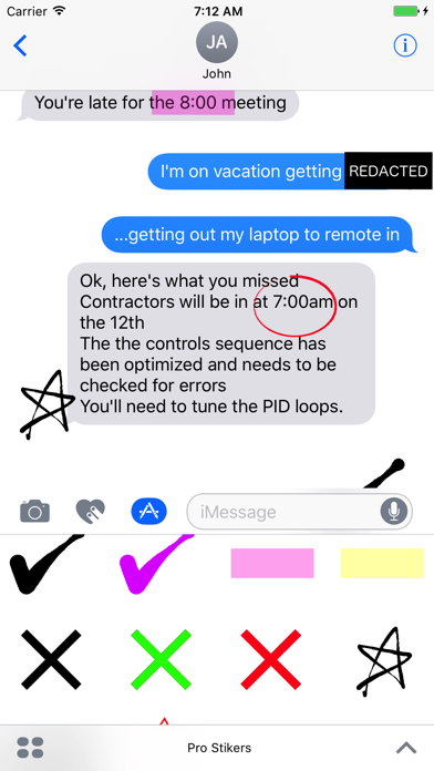 How to cancel & delete Highlight & Redact Stickers from iphone & ipad 1