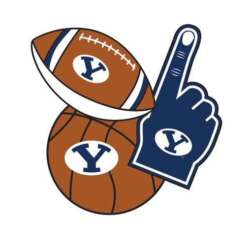 BYU Cougars Selfie Stickers icon