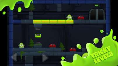 Sneaky splatter Green Blob run screenshot 3