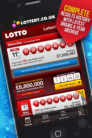 National Lottery Results screenshot 2