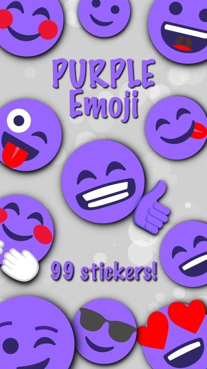 PURPLE Emoji • Stickers