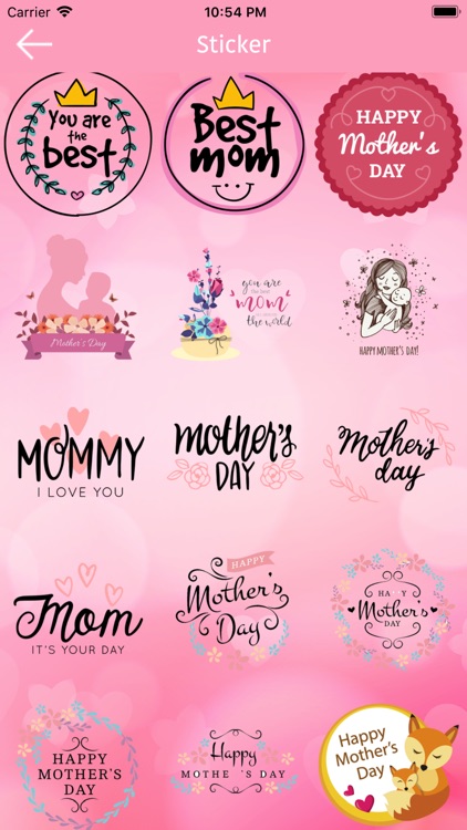 Mother's day Sticker & quotes screenshot-4