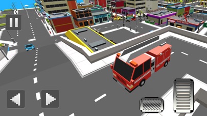 Blocky Fire Truck & Ambulance screenshot 4