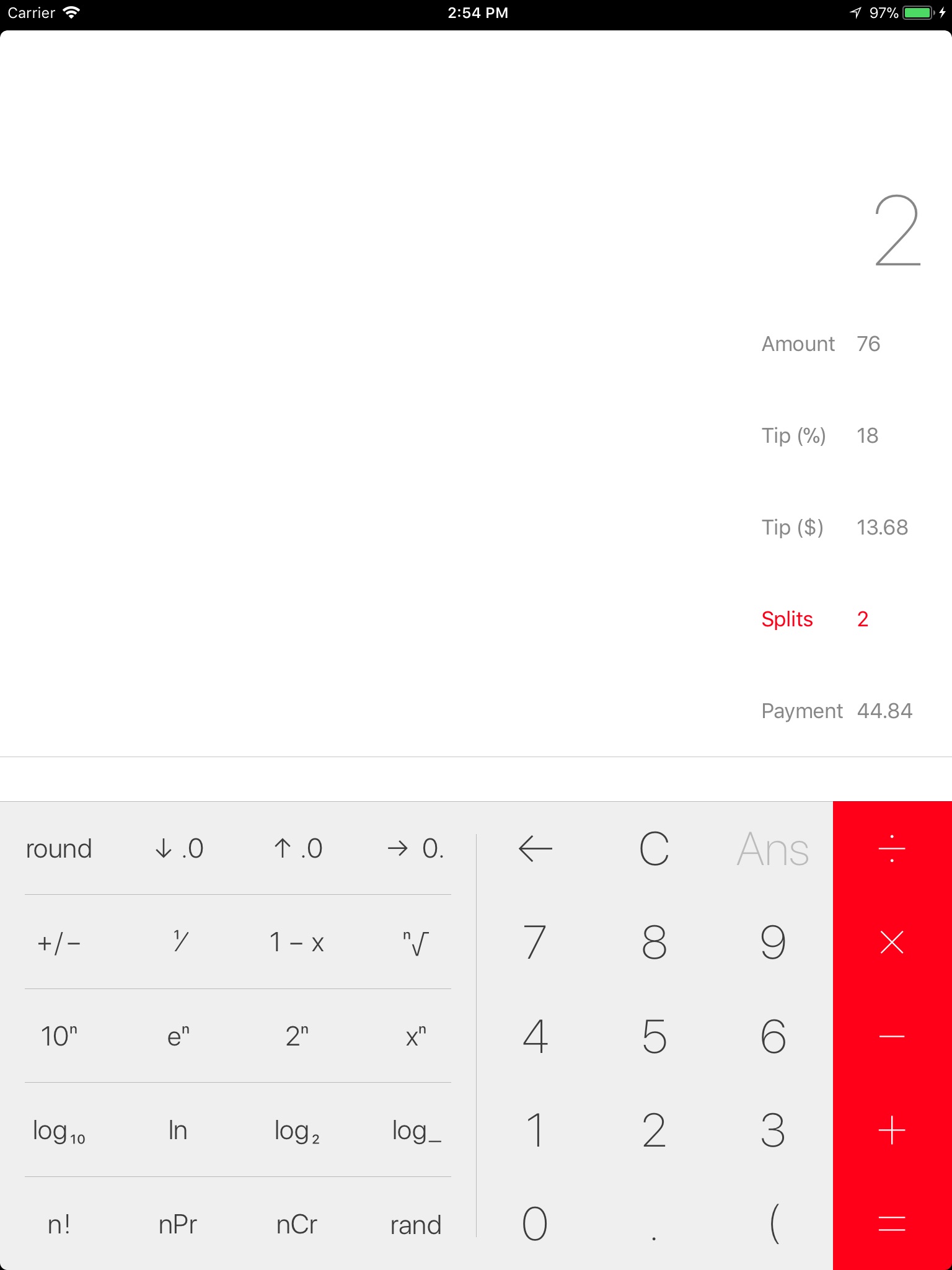 Myriad Calculator screenshot 3