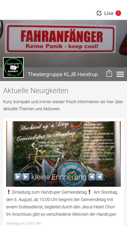 Theatergruppe KLJB Handrup