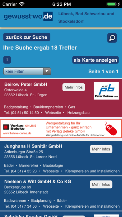 How to cancel & delete gewusst-wo Branchenverzeichnis from iphone & ipad 2