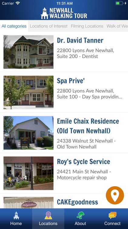 Newhall Walking Tour