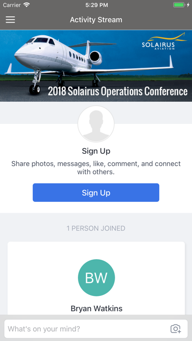 Solairus Operations Conference screenshot 2