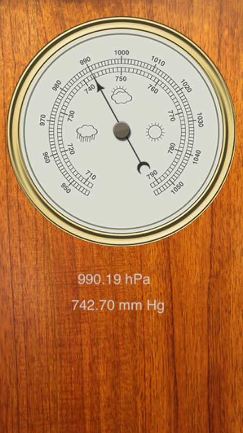 Barometer Deluxe Download App for iPhone