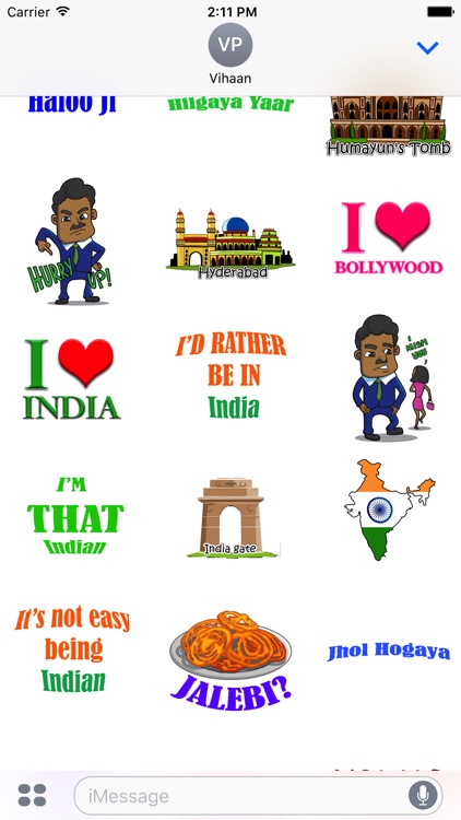 Desi Stickers for iMessage