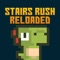 Test your reflexes with Stairs Rush Reloaded, the addictive retro arcade game where you need to tap the screen to move your character down the moving stairs without falling