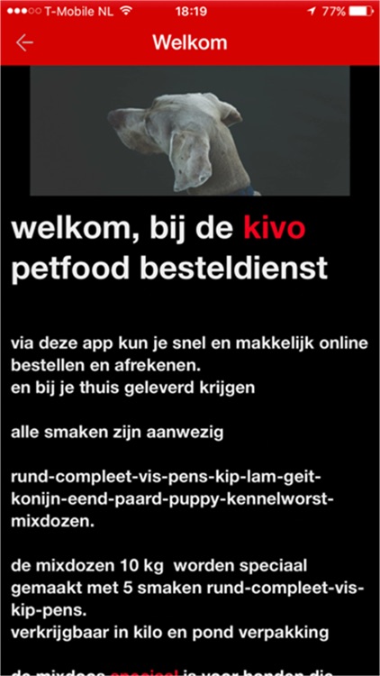 kivo bezorgdienst