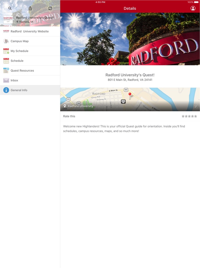 Radford University Guides