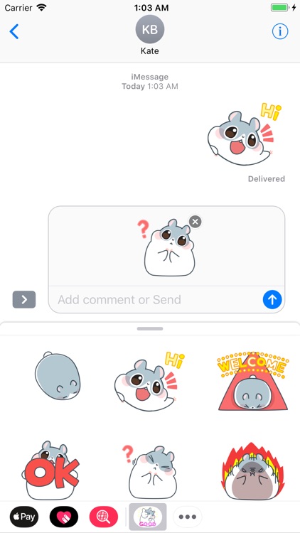 Hamstery Animated Stickers