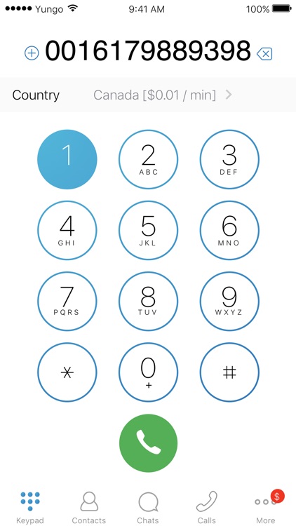 YunGO International Calls screenshot-3