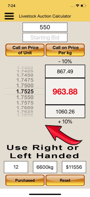 Livestock Auction Calculator(圖3)-速報App